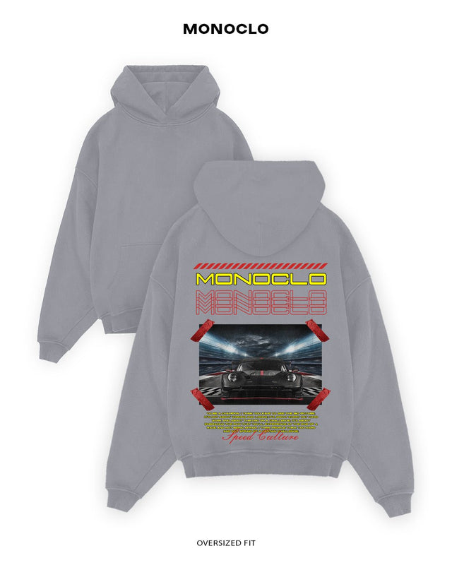 Худі Monoclo Moncelo Speed Culture - shop_name Сірий