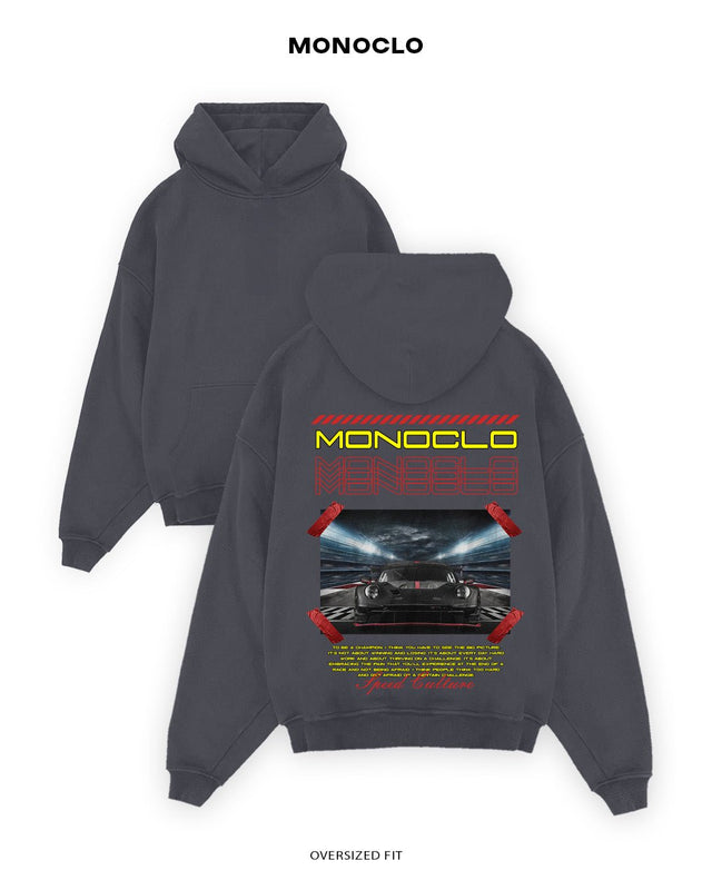 Худі Monoclo Moncelo Speed Culture - shop_name Графітовий
