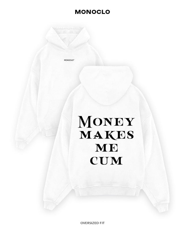Худі Monoclo Money Makes Me… - shop_name Білий