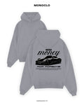 Худі Monoclo Need Money for Porsche Black – Сірий