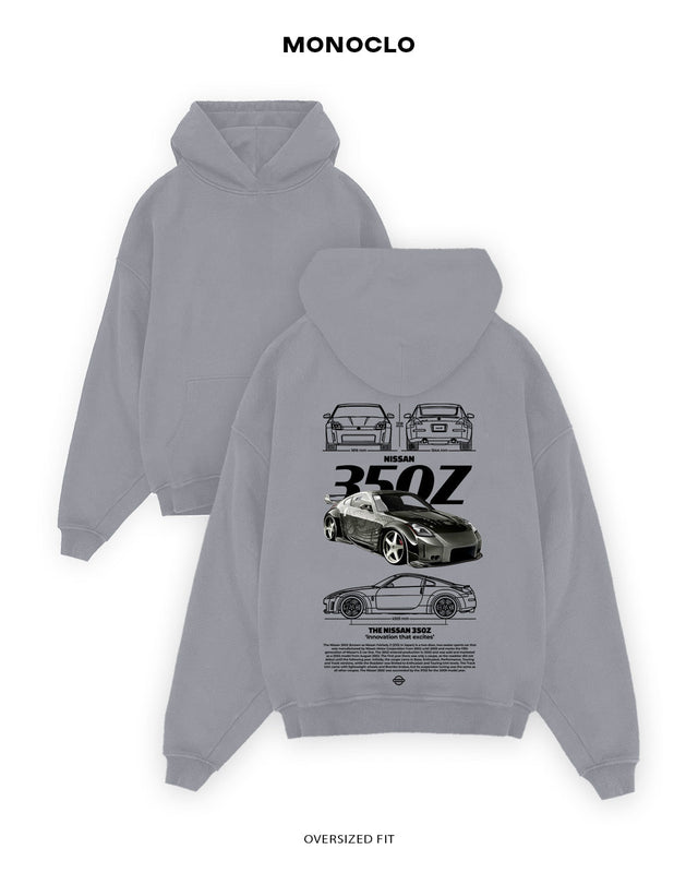 Худі Monoclo Nissan 350Z 3 - shop_name Сірий