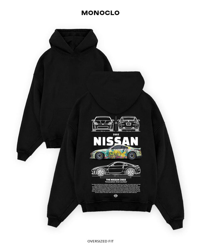 Худі Monoclo Nissan 350Z 4 - shop_name Чорний