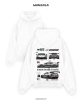 Худі Monoclo Nissan GT-R R35 – Білий