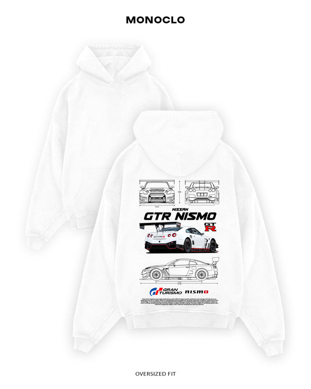 Худі Monoclo Nissan GTR Nismo - shop_name Білий