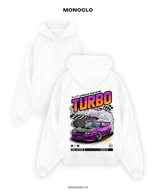 Худі Monoclo Nissan Silvia S13 TURBO - shop_name Білий