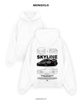 Худі Monoclo Nissan Skyline R32 Black – Білий
