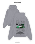 Худі Monoclo Nissan Skyline R32 Green – Сірий