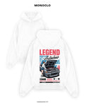 Худі Monoclo Nissan Skyline R32 – Legend Autoshow – Білий