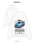 Худі Monoclo Nissan Skyline R34 Fast & Furious – Білий