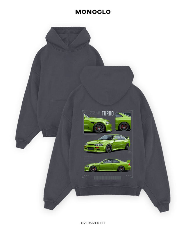 Худі Monoclo Nissan Skyline R34 – Turbo Edition - shop_name Графітовий