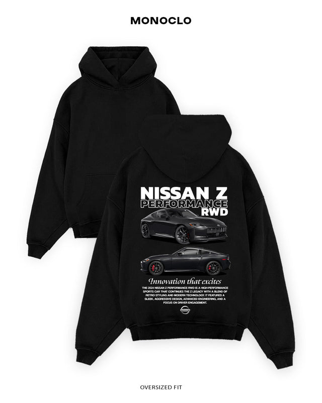 Худі Monoclo Nissan Z Performance RWD - shop_name Чорний