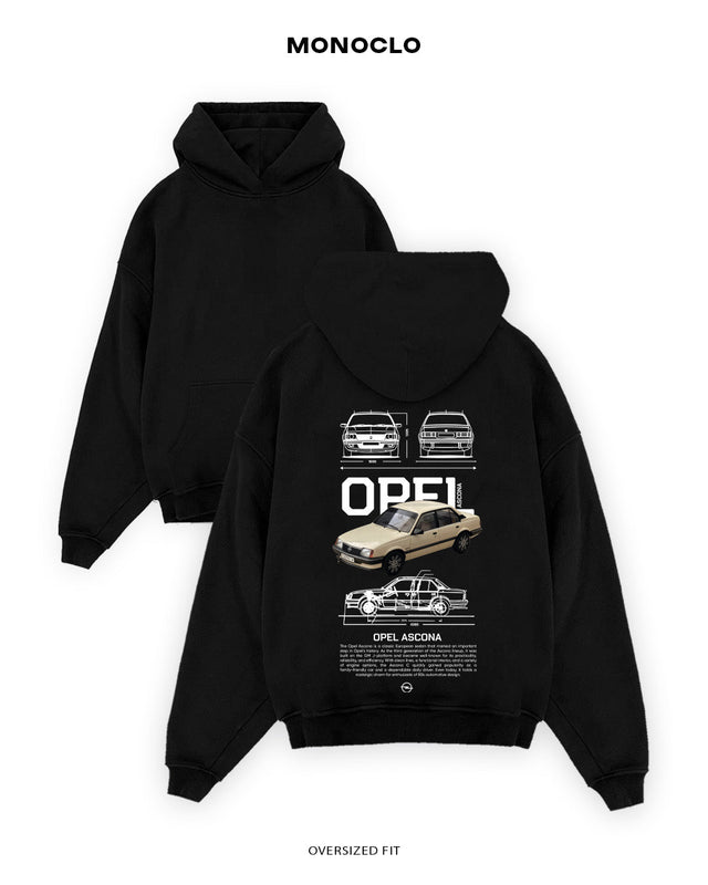 Худі Monoclo Opel Ascona - shop_name Чорний