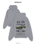 Худі Monoclo Porsche 911 Blueprint – Сірий
