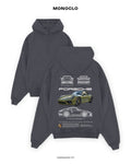 Худі Monoclo Porsche 911 Blueprint – Графітовий