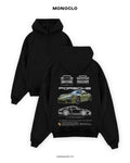 Худі Monoclo Porsche 911 Blueprint – Чорний