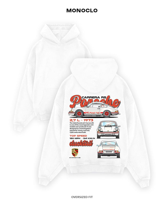 Худі Monoclo Porsche 911 Carrera RS 1973 - shop_name Білий