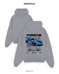 Худі Monoclo Porsche 911 GT3 RS Blue – Сірий