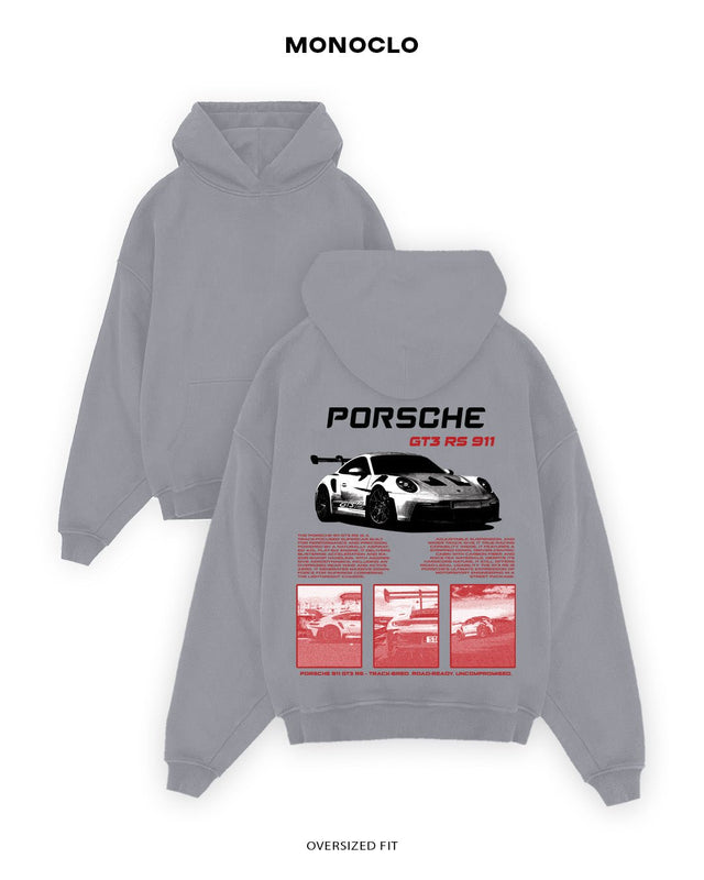 Худі Monoclo Porsche 911 GT3 RS Liza - shop_name Сірий