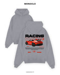 Худі Monoclo Porsche 911 Racing Red – Сірий