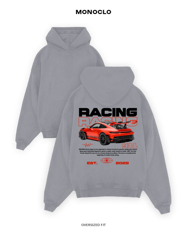 Худі Monoclo Porsche 911 Racing Red - shop_name Сірий