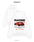 Худі Monoclo Porsche 911 Racing Red – Білий