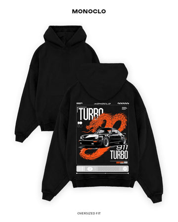 Худі Monoclo Porsche 911 Turbo Dragon – Чорний