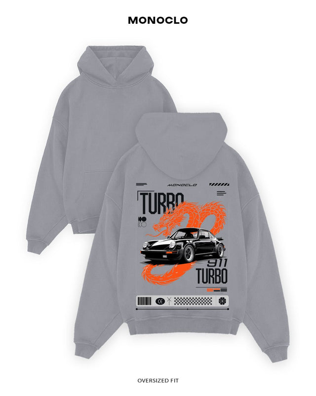 Худі Monoclo Porsche 911 Turbo Dragon - shop_name Сірий