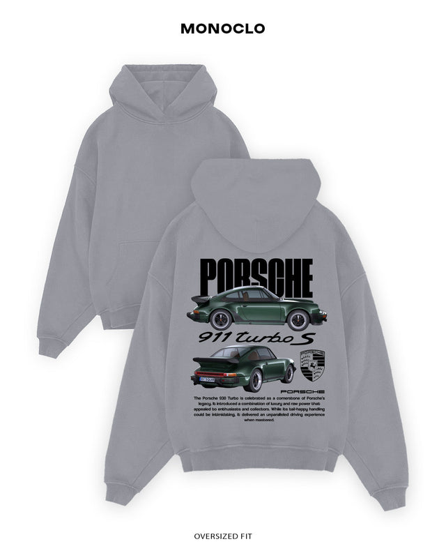 Худі Monoclo Porsche 911 Turbo S - shop_name Сірий