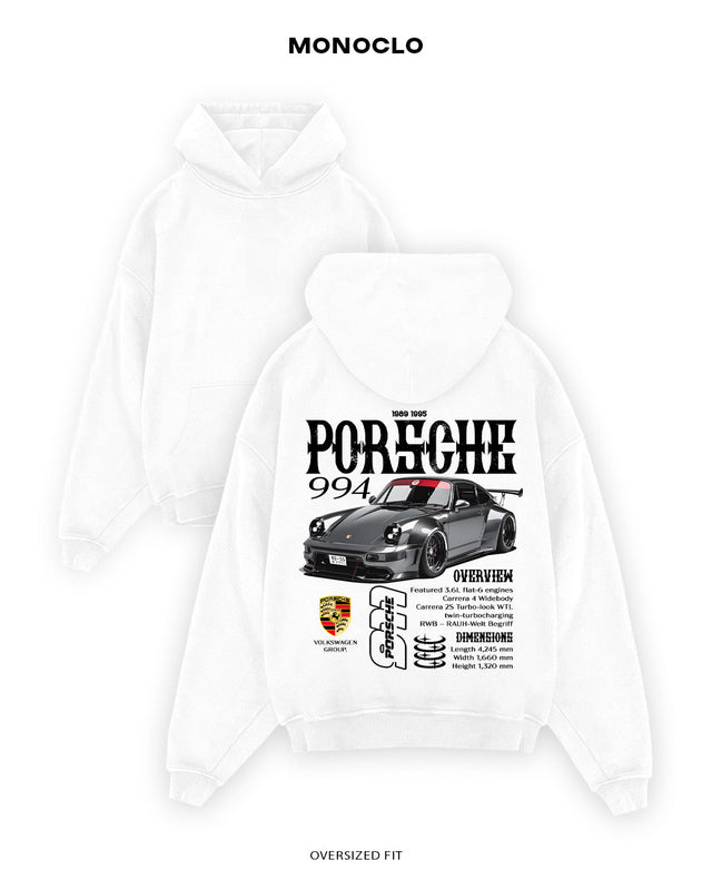Худі Monoclo Porsche 994 - shop_name Білий