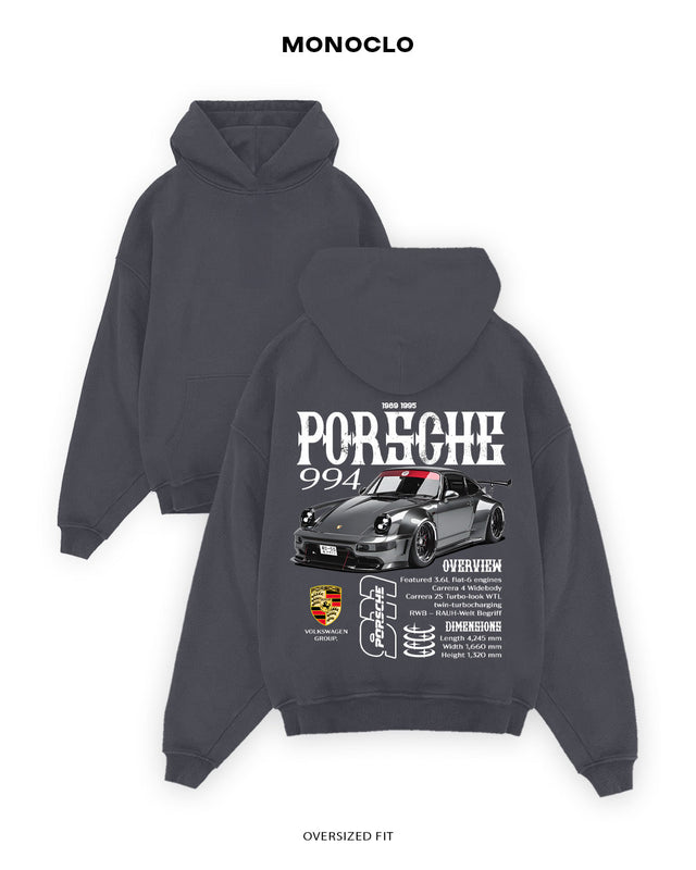 Худі Monoclo Porsche 994 - shop_name Графітовий