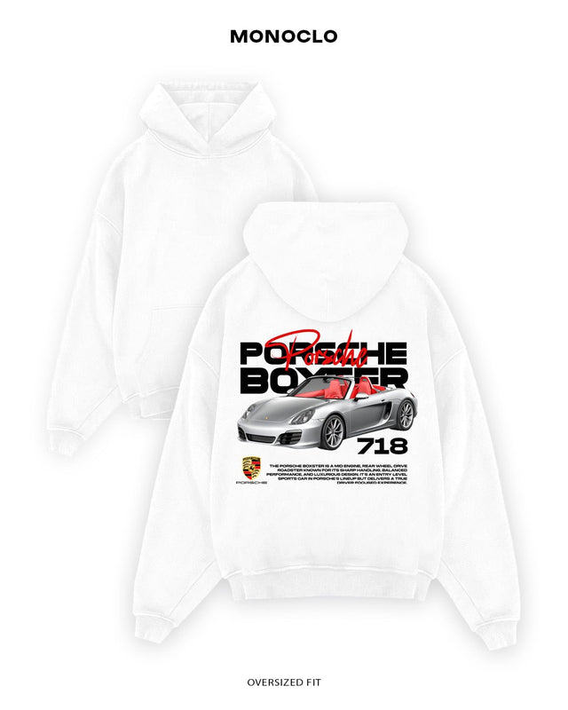 Худі Monoclo Porsche Boxster 718 - shop_name Білий