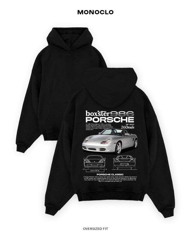 Худі Monoclo Porsche Boxster 986 - shop_name Чорний