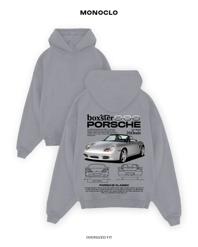 Худі Monoclo Porsche Boxster 986 - shop_name Сірий
