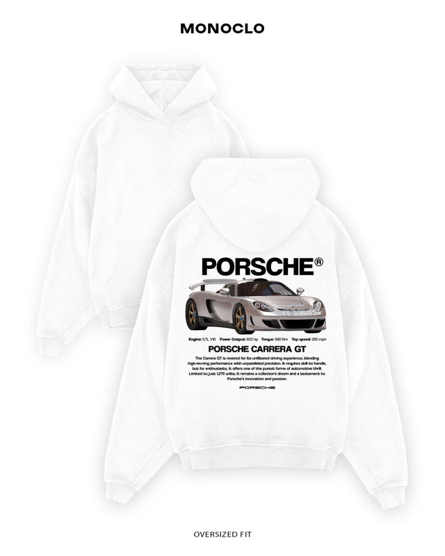 Худі Monoclo Porsche Carrera GT - shop_name Білий