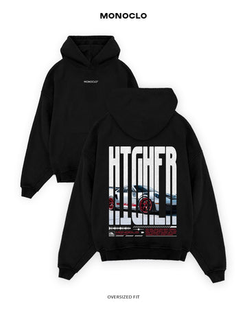 Худі Monoclo Porsche HIGHER – Чорний