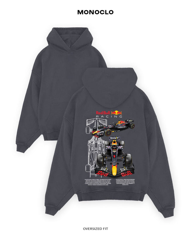 Худі Monoclo Red Bull Racing RB20 Blueprint - shop_name Графітовий