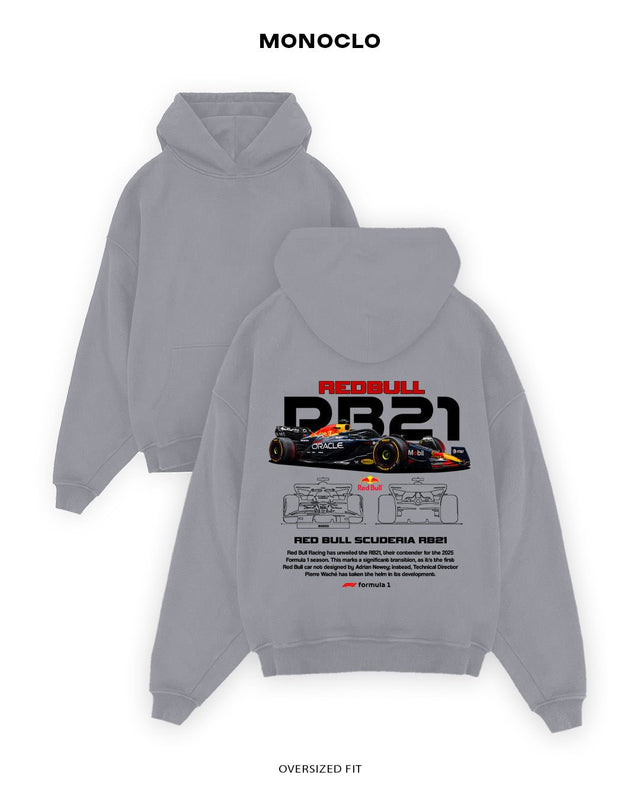 Худі Monoclo Red Bull RB21 21 - shop_name Сірий