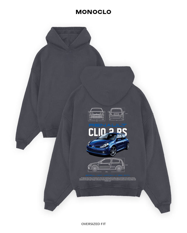 Худі Monoclo Renault Clio 2 RS - shop_name Графітовий