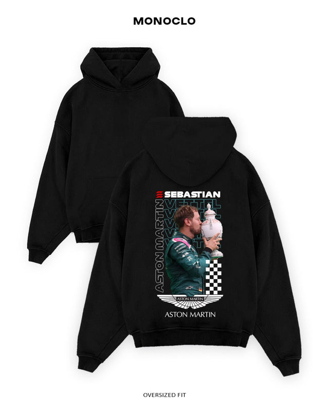 Худі Monoclo Sebastian Vettel Aston Martin - shop_name Чорний