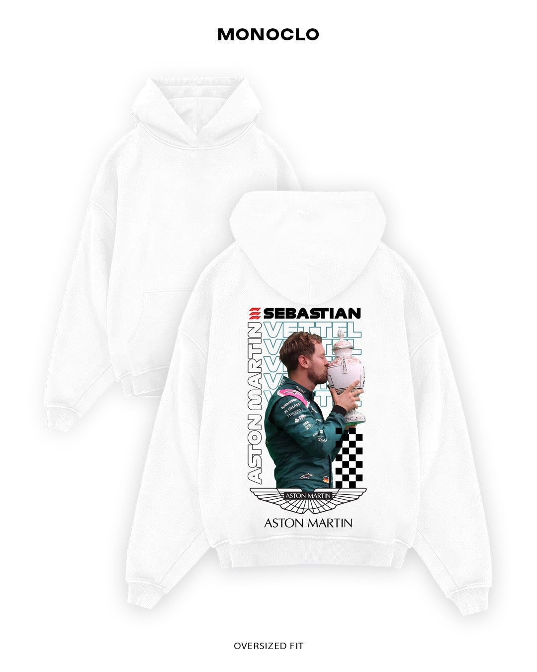 Худі Monoclo Sebastian Vettel Aston Martin - shop_name Білий