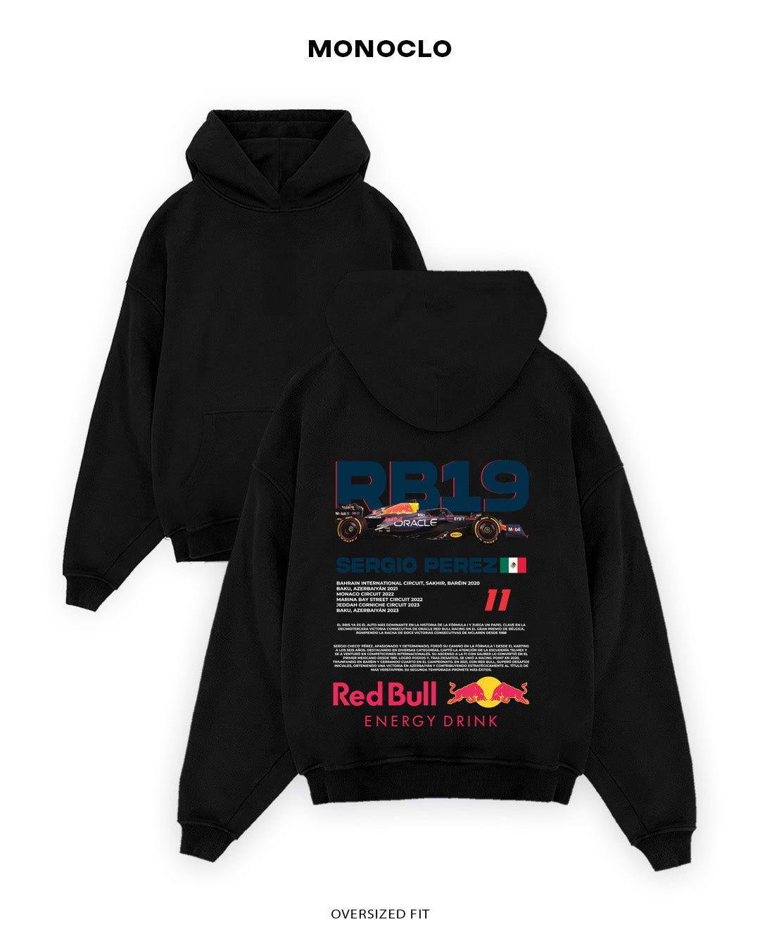 Худі Monoclo Sergio Perez RB19 - shop_name Чорний