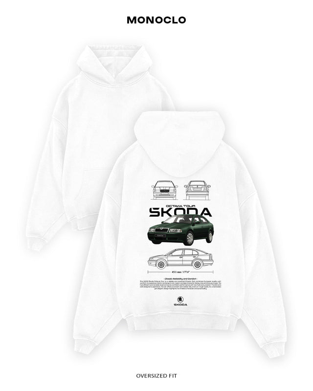 Худі Monoclo Skoda Octavia Tour - shop_name Білий