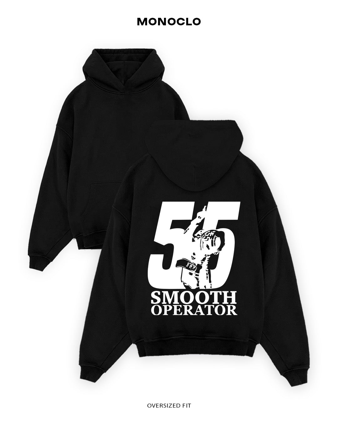 Худі Monoclo Smooth Operator 55 - shop_name Чорний