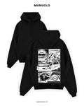 Худі Monoclo Subaru STI ART – Чорний