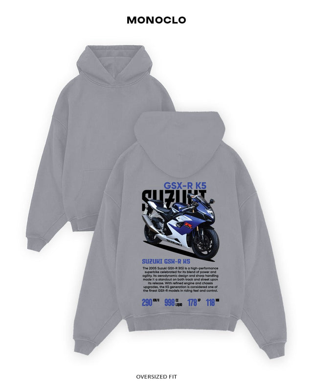 Худі Monoclo Suzuki GSX - R K5 - shop_name Сірий