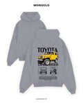 Худі Monoclo Toyota Land Cruiser FJ40 Yellow – Сірий