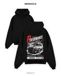 Худі Monoclo Toyota Performance AE86 – Чорний