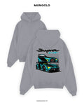 Худі Monoclo Toyota Supra A90 #2 – Сірий
