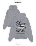 Худі Monoclo Toyota Supra MK4 White – Сірий