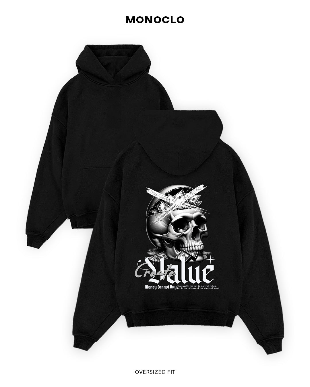 Худі Monoclo True Value - shop_name Чорний